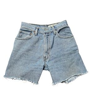 Levi's Blue Relaxed Fit Denim Shorts